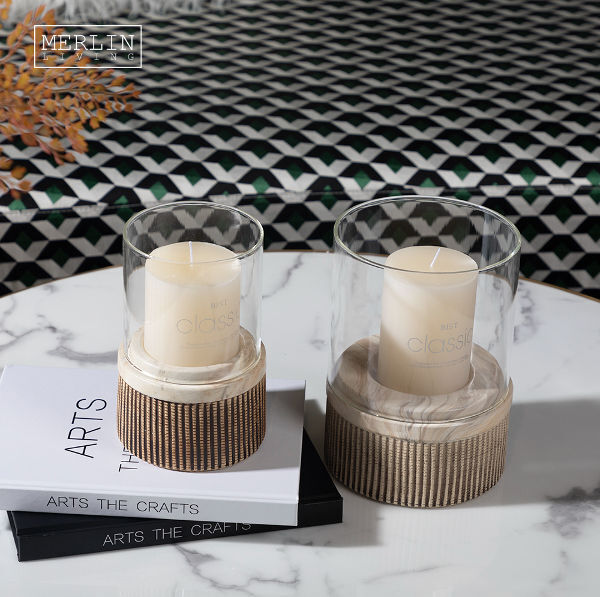 “Serenity Haven” Duo‑Hurricane – Glas, Travertin & Geribd Hout