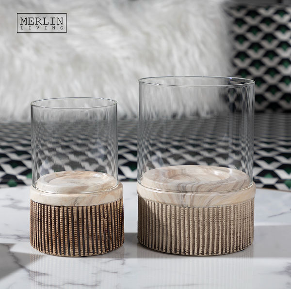 “Serenity Haven” Duo‑Hurricane – Glas, Travertin & Geribd Hout