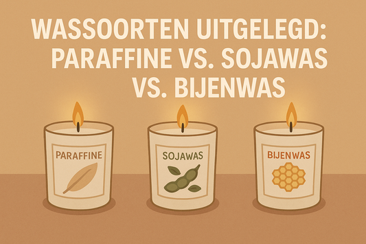Wassoorten uitgelegd: paraffine, sojawas en bijenwas