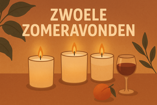 Buitengewoon genieten met kaarslicht op zwoele zomeravonden